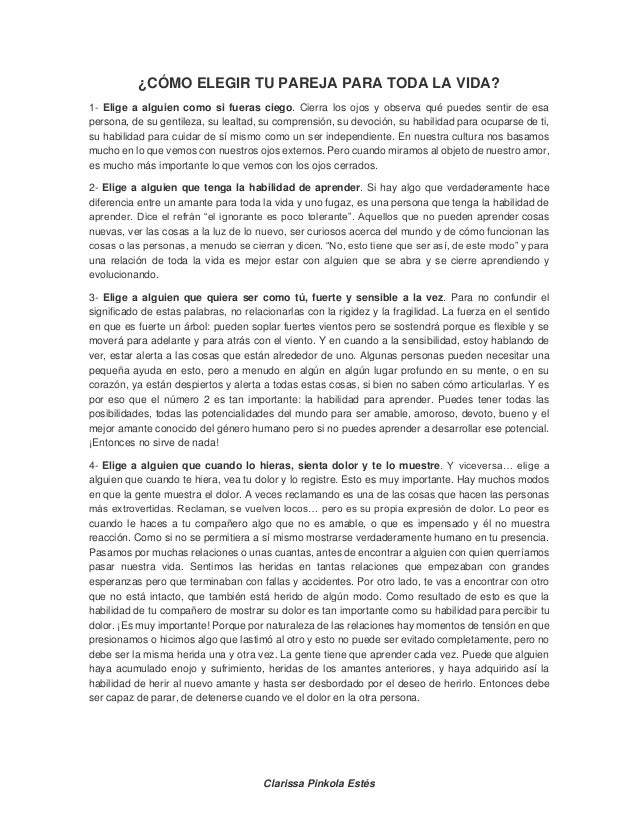 Clarisa picola estes encontrar pareja para toda la vida [PUNIQRANDLINE-(au-dating-names.txt) 39